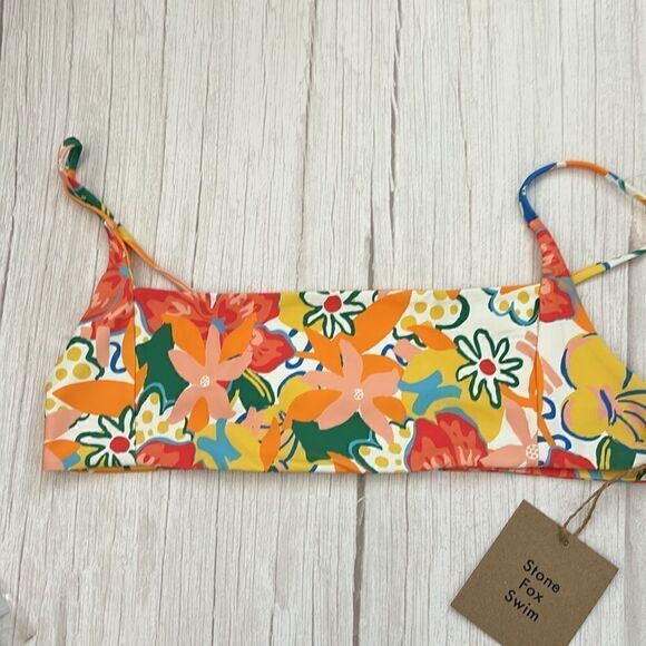 Stone Fox Swim Samay Bikini Top in Pool Party - Picture 1 of 5